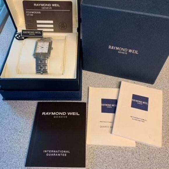 Raymond Weil Geneve Parsifal 9331 Quartz Stainless Steel Men’s Watch In Box - Picture 4 of 12
